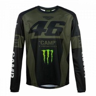 2021 NEW Men Motocross Cycling Jersey VR46 Monster Camp Long sleeve Rossi MTB Motorcycle T-Shirt HOT NEW Racing Downhill Jerseys Cycling Jersey Mountain Bike Motorcycle Jerseys Motocross Sportwear Clothing Cycling Bicycle Outdoor Long Sleeves