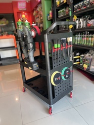 รถเข็นคาร์แคร์ 3D รุ่น T02 จัดเก็บอุปกรณ์คาร์แคร์ คาร์ดีเทลลิ่ง แบรนด์ระดับโลก รับประกันคุณภาพ