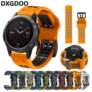 DXGDOO Silicone Quick Release Watchband Strap For Garmin Tactix 7 Garmin Fenix 7X 7 6 6X Pro 5 5X Plus 3 HR Watch Easyfit Wrist Band Bracelet