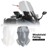 Motorcycle Accessories Acrylic Sport Windshield WindScreen Visor Viser For YAMAHA T-MAX 560 TMAX 560 T-MAX560 2022 2023 2024