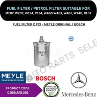 MERC (OEM) FUEL FILTER, PETROL FILTER FOR MERC W202, W124, C124, W460 W463, W461, W140, R107