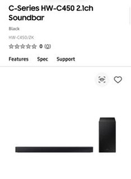 全新未拆盒三星喇叭 揚聲器 Samsung C-Series HW-C450 2.1ch Soundbar