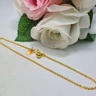 2 Gram Light Gold Adult Anklet