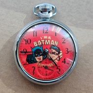 Vintage 60s Batman pocket watch 懷舊古董 60年代 蝙蝠俠 袋裝錶 made in Great Britain.