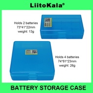 18650 Battery Storage 18650 Battery Box Holder Box Can Hold 2 18650/4 18650 Battery Storage Boxes