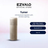 EZVALO Tuner dengan Pencahayaan Ambien Pembesar Suara Bluetooth Hifi