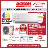 ACSON R32 5-STAR INVERTER Air-conditioner AVORY  5-Star Inverter Aircond 1.0HP 1.5HP 2.0HP 2.5HP