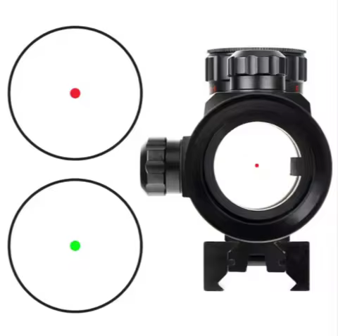 1X40 Red Dot Sight Hunting Optics Holographic Scope 4 Reticle Red/Green Tactical Scope Collimator Re