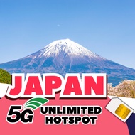 JOYTEL【 Japan SIM Card 】【5-30 Days】4G 5G UNLIMITED GB Travel Prepaid SIM Card 日本上网卡 simkad