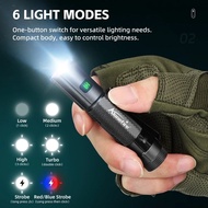Alonefire X59 Mini EDC High Power Pen Flashlight USB Rechargeable Magnet Portable Pocket Torch Outdo