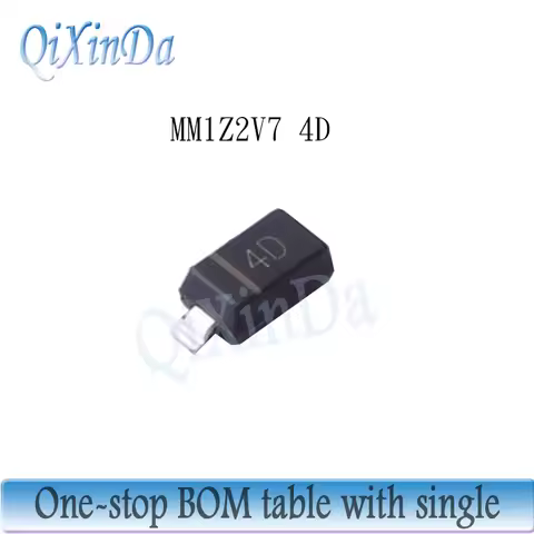 100PCS 0.5W Diodo Zener MM1Z2V0-MM1Z56 MM1Z2V2 MM1Z3V3 MM1Z4V7 MM1Z5V1 MM1Z6V2 MM1Z7V5 MM1Z8V2 MM1Z1