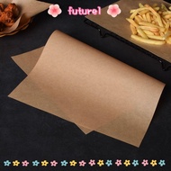 FUTURE1 100Pcs Brown Butcher Paper Art Project No Wax Food Grade Thicken Square Meats Sheets