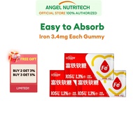 【Iron for women】Iron rich Gummies for female Angel Nutritech (jujube flavor)99g*3 Boxes (30 Pcs/Box)