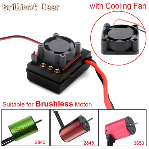 45A 6V/3A Waterproof ESC with T Plug Upgrade Parts for Brushless Motor SCY 16101 PRO 16102 PRO MJX H