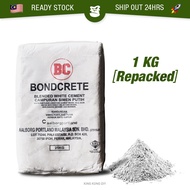 1KG (Repacked) BONDCRETE White Cement / Black Cement / Colour Cement / Simen Putih / Simen Hitam