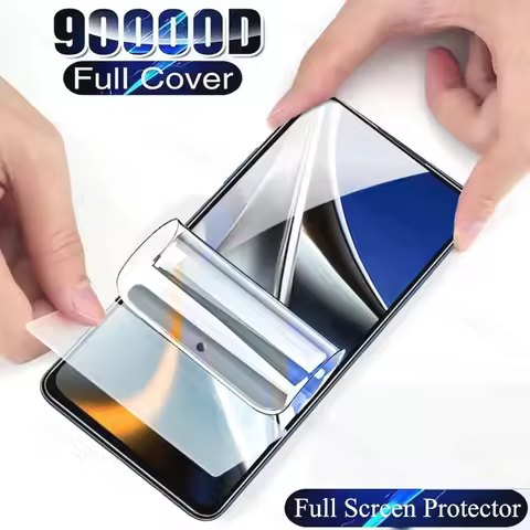 Hydrogel Film For Xiaomi Poco M6 Pro 5G Phone Screen Protector Film For Poco M4 Pro X5 F3 F4 GT X3 N