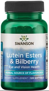 Swanson Lutein & Bilberry 葉黃素+ 山桑子, 120粒