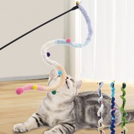 Cat Toy Cat Toy Cat Teasing Stick Long Rod Bell Cat Fairy Stick Cute Cat Teasing Stick Self-Happy Ca