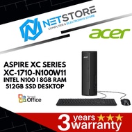 ACER ASPIRE XC SERIES XC-1710-N100W11 | INTEL N100 | 8GB RAM | 512GB SSD DESKTOP - DT.BLZSM.003