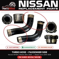 Nissan Terra/Navara NP300 Turbo Hose [Passenger Side] 14463-4KV2A / 4KV2B