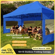 ✪Khemah Niaga 10x15 FT Full Set Outdoor Folding Portable Tent Kanopi Khemah Night Market Canopy Tent with Side Wall✷