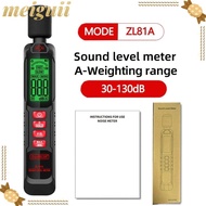 MEIGUII Sound Level Meter, Windproof 125Hz-8KHz Noise Meter, Professional 30-130dB Digital Display D