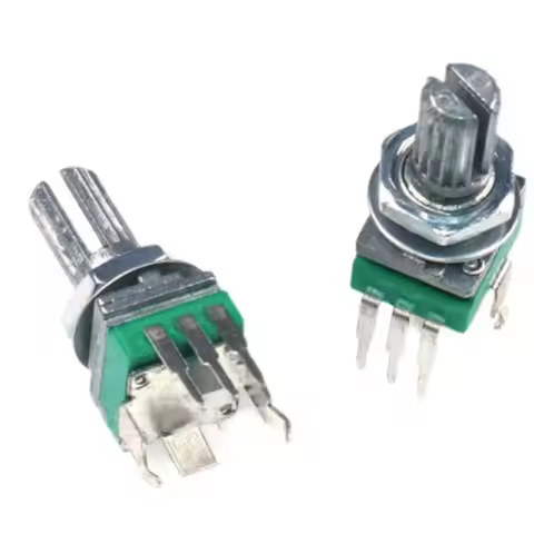100PCS Precision adjustable potentiometer R09 RK09 B1K B1M B10K B20K B50K B100K B500K 15MM RK097N ve