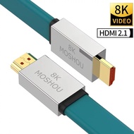 Moshou HDMI 2.1 HDR 2K  แบนเขียว 144Hz 8K 60Hz 4K 120Hz  48Gbps ultra High Speed EARC สำหรับ RTX 3080/3090