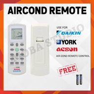 New ECGS01-i Replacement AC Controller Suitable For Daikin/York/Acson Air Conditioner Air Cond Aircond Remote Control