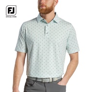 FootJoy FJ ProDry Performance Flying Wasp Print Lisle Mens Golf Shirts เสื้อแขนสั้น ชุดกอล์ฟ สำหรับผ