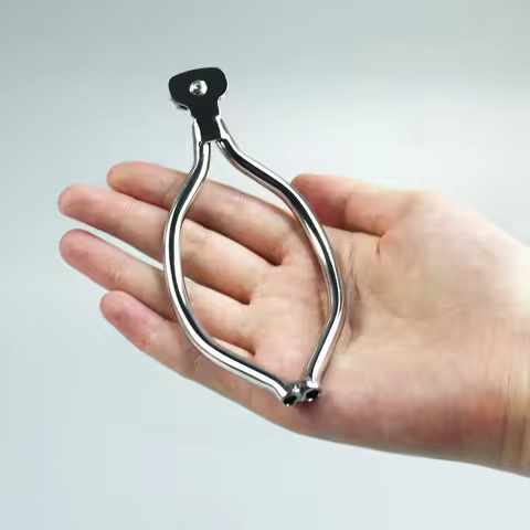 Metal Anus Anal Ring Butt Hole for Male Female Silicone Invisible Chastity Belt Pants Underwear Acce