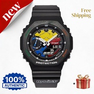 GShock ชุดนาฬิกา GA-2100 นาฬิกาสายรัดเรซิน Rubiks Cube นาฬิกา จำกัด พร้อมที่จะจัดส่ง การรับประกัน รุ
