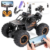 1:18 4WD RC Car Off Road Truck with HD Camera WiFi FPV 2.4G Remote Control All Terrain Kids Gift