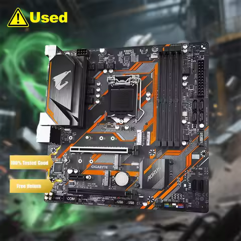 GIGABYTE B365M AORUS ELITE Micro ATX Intel B365 M.2 SSD New 64G Double Channel Support 8 9 Gen LGA 1