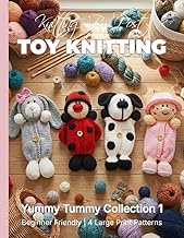 Knitting by Post: Yummy Tummy Collection 1 – 4 Easy-to-Follow Large Print Toy Designs