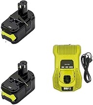 18V 12800mAh Lithium-Ion Rechargeable Battery Compatible For RYOBI Power Tools One+ Plus Series BPL1