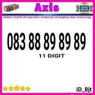 Nomor Cantik Kartu axis 11 digit seri triple ab 89 89 89 rapi in04