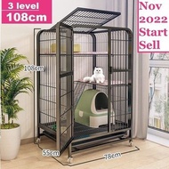 Strong Cat Cage, Sangkar Kucing Kuat, 3 Level Cat Cage, 3 Tingkat Sangkar Kucing