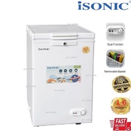 ISONIC Dual Function Chest Freezer / Peti Dingin Beku ICF-W92 (80L) | ICF-102(95L)