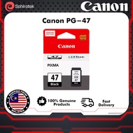 Canon PG-47 Original Black Ink Cartridge - E400/E410/E460/E470/E480 (400 Pages)