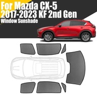 Custom Magnetic Car Window Sunshade For Mazda CX-5 KF 2017 - 2023 2nd Gen CX5 Mesh Front Windshield 