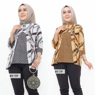 blouse batik kombinasi blouse adiba