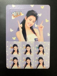 張柏芝貼紙 yes card