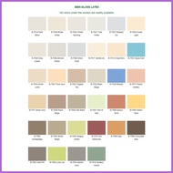 ✤ ✹ ¤ BOYSEN PERMACOAT LATEX PAINT COLOR SERIES APRICOT WHITE (B-7516)