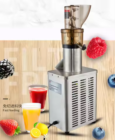 Big Inlet 750W Slow Juicer Machine Carrot Apple Juicer Squeezer Machine Powerful Juicer Extractor Co