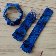 GA700 GA-700 GA710 GA-710 G-SHOCK Strap And Bezel Replacement Set Camouflage Blue