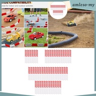[AmlesoMY] RC  Track Modular RC  Track Set Fixed Barriers Race Track Expandable System Made of High-