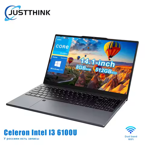 15.6 Intel Core i3 6100U Laptop Computer Windows 11 pro 8GB DDR4 1TB SSD Fingerprint Unlock Portable