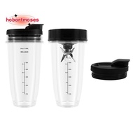 Blender Replacement Parts for , 2 24Oz Cups with To-Go Lids, 7 Fins Extractor Blade, for   Auto IQ