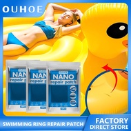 OUHOE 30pcs Swimming Float Repair Patch Inflatable Toy Clear Repair Tape for Swimming Ring Air Dinghies Outdoor Pool Accessories Swimming Float Repair Patch PVC Pool Inflatable Toy Repair Tape Clear Swimming Ring Air Dinghies Adhesives Accessories